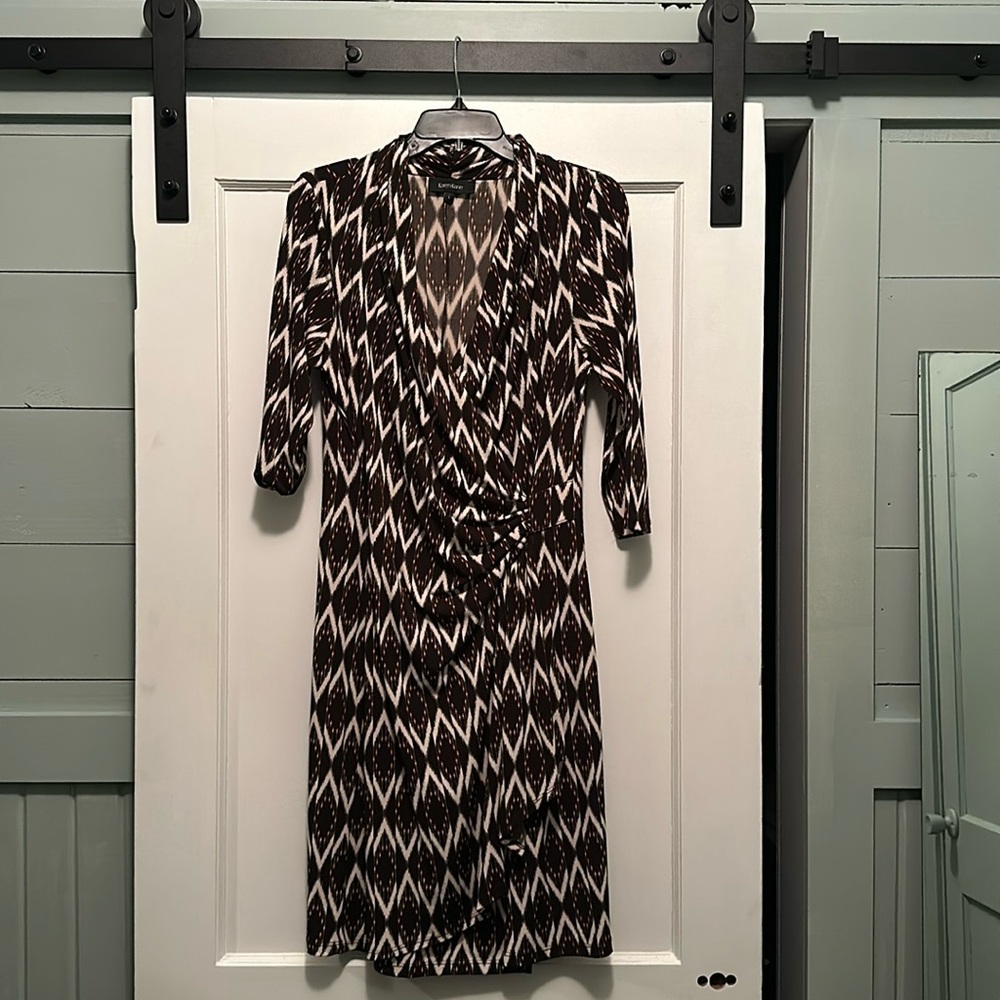 Shawl Collar Wrap Dress